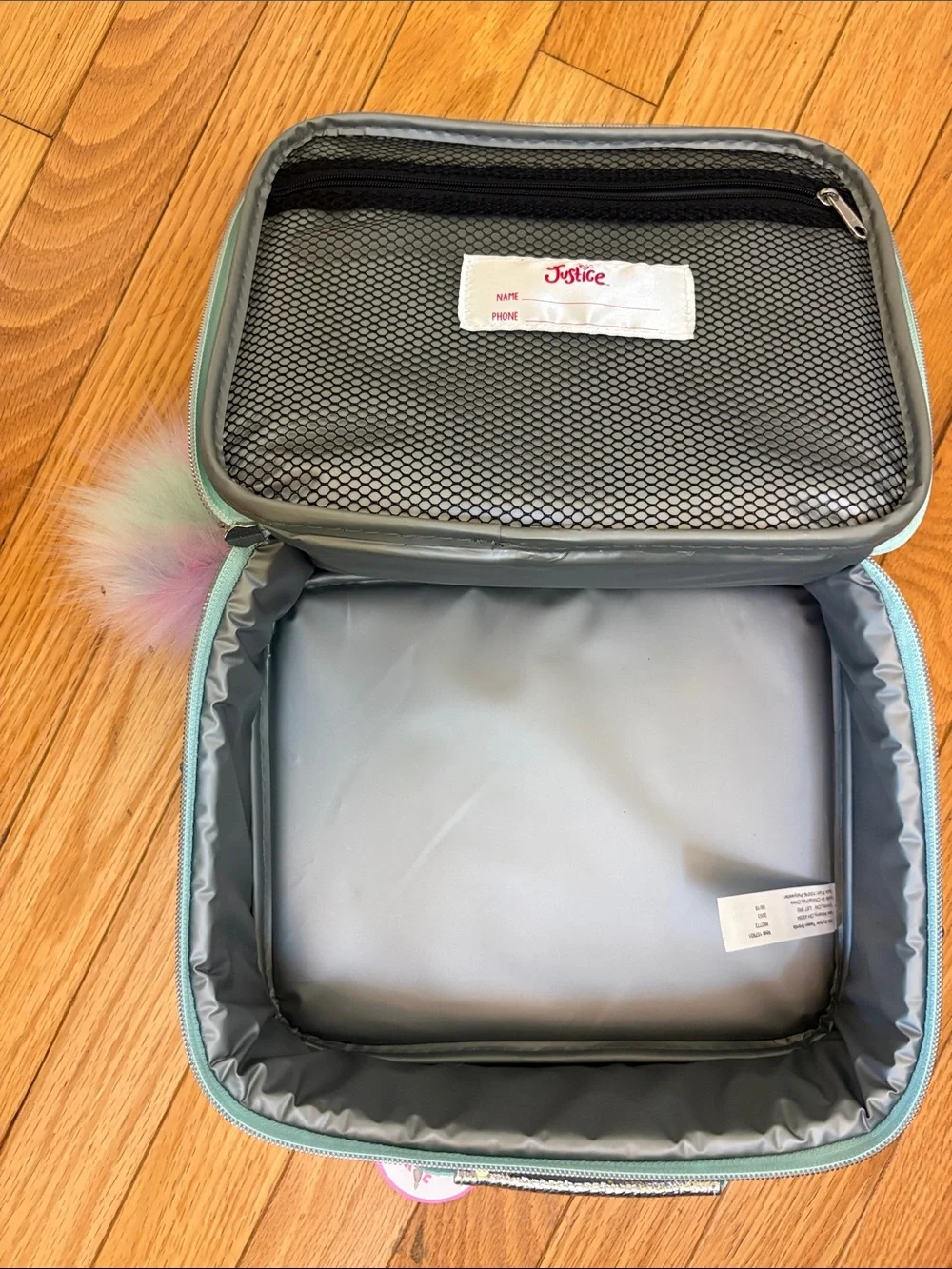 Justice NWT Initial 'E' Lunch Bag